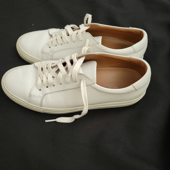 Taft White Leather Sneaker Womens 2 
